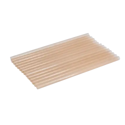 Paja de fibra vegetal biodegradable (lote de 250) - 6x150 mm